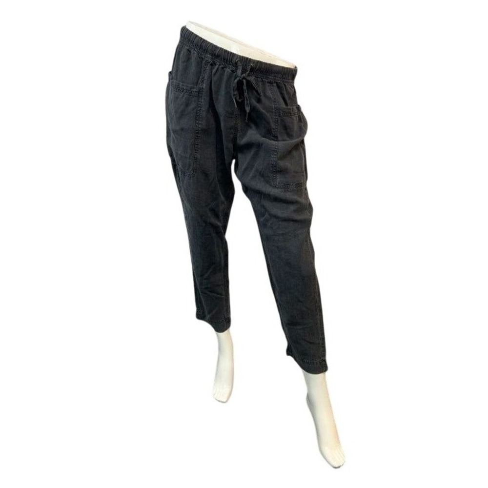 Splendid Gianna Pants Women S Black New Elastic Waist Drawstring Joggers